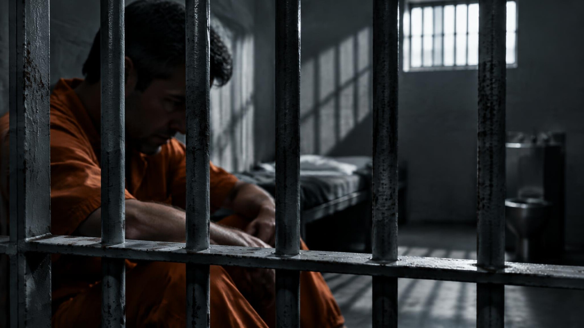 prison bars closeup