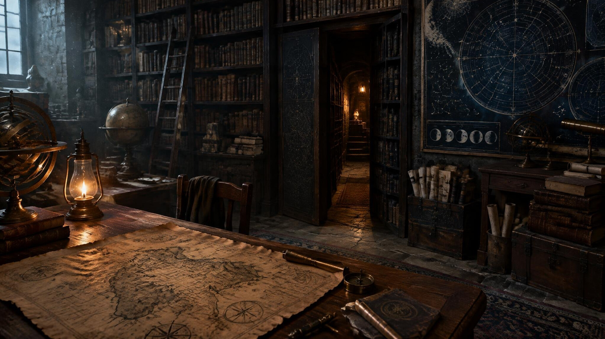 mysterious old map